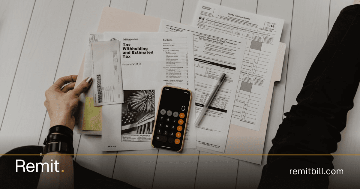 A person planning business finances at a desk
